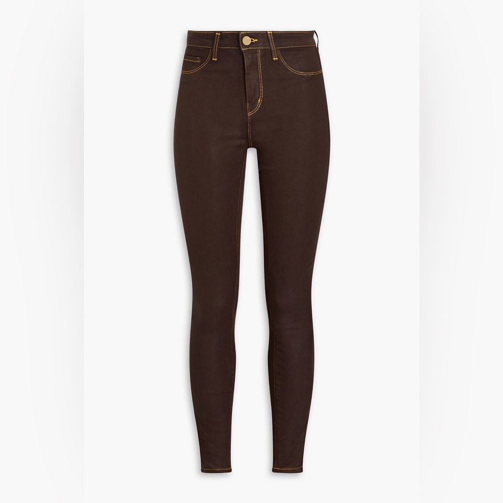 L’Agence brown sparkle jeans